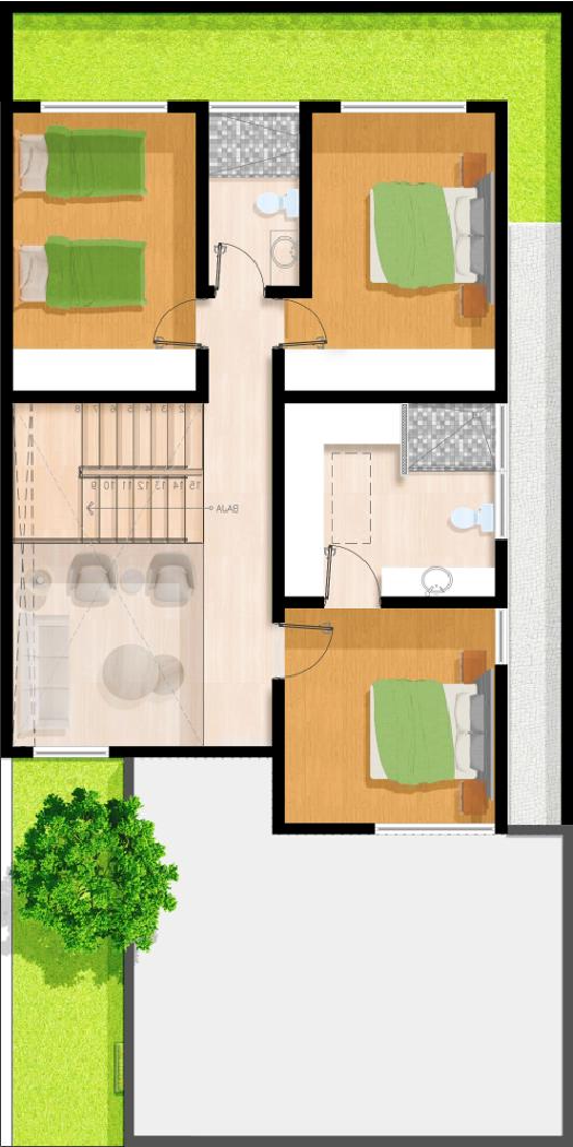 Planta alta Modelo Merlot