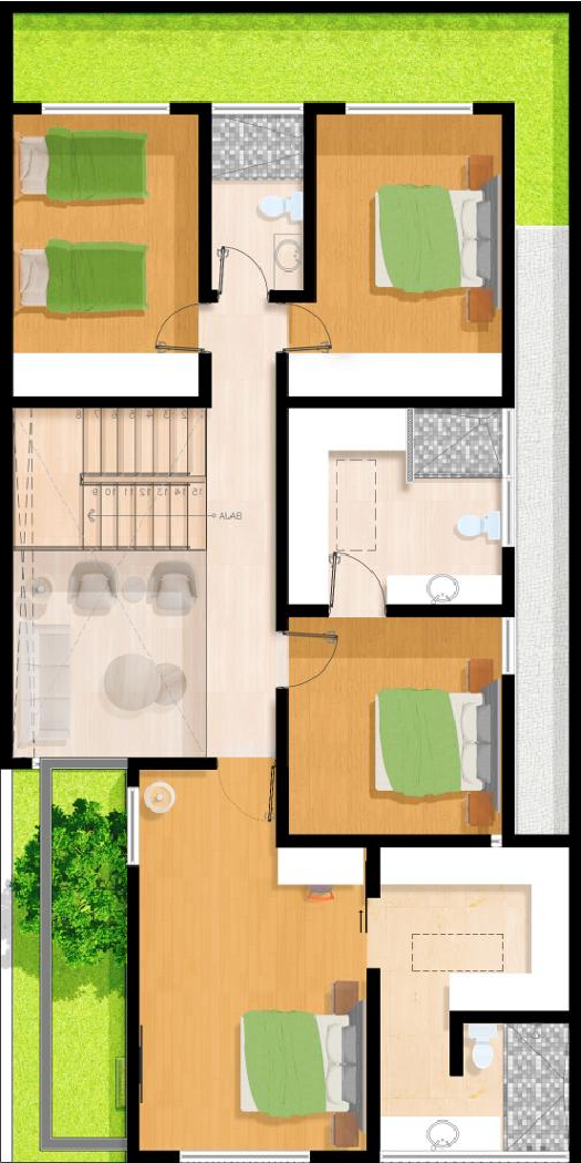 Planta alta Modelo Merlot