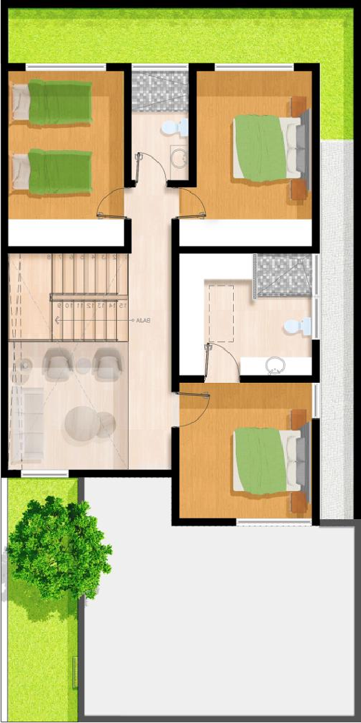 Planta alta Modelo Merlot